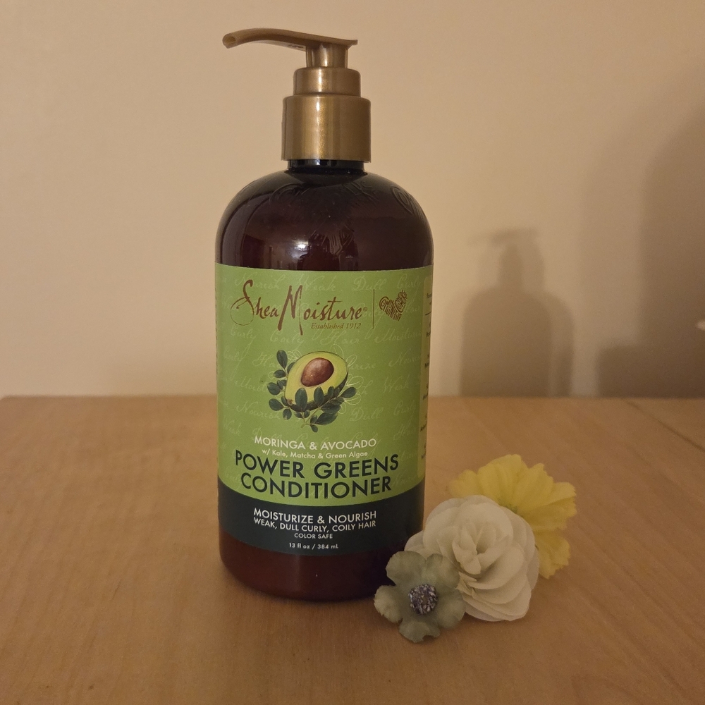 NWT Shea Moisture Power Greens Conditioner with Pump